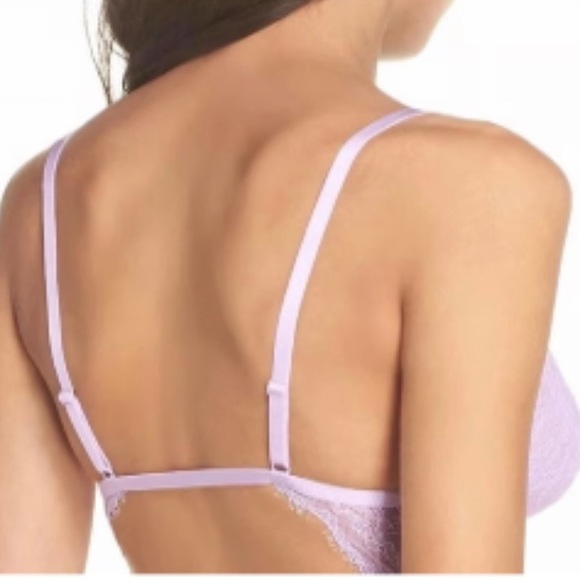 Free People NWT You’re So Great Lace Underwire Bra Lilac - Picture 5 of 11